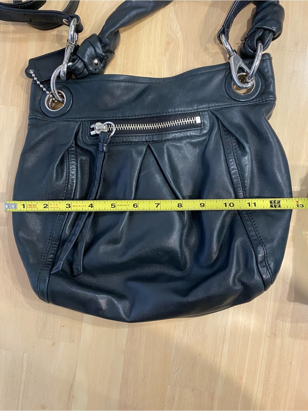 Coach Black Leather Crossbody/Shoulder Bag - Picture 7 of 12